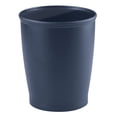 thumbnail image 4 of mDesign Small Plastic Bathroom Garbage Can - 1.6 Gallon - Navy Blue, 4 of 4