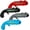 black-red-blue-grey, variant on bottle cap shooting gun - Fun bottle opener tool launches bottle caps for parties, barbecues, and bar games (red-black-grey)
