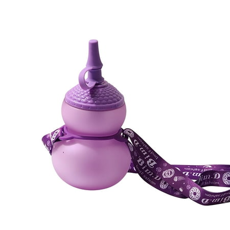 

VKEKIEO Children s Sports Portable Strap Portable Plastic Cup Gourd Modeling