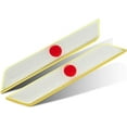 thumbnail image 1 of HSHDLDF Car Styling 3D Aluminum Epoxy National Flag Logo Emblem Sticker Metal Decal Badge Auto Exterior Accessory (Japan Gold), 1 of 3