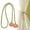 Z-2-Orange, variant on Flower Curtain Tiebacks, Handmade Floral Curtain Holders, Farmhouse Style Curtain Ties, Flower Design Woven Rope Ties for Living Room, Cute Flower Curtain Ties Decorative 1Pcs