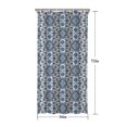 thumbnail image 5 of Blue Floral Ornament Pattern Shower Curtain 36"x72" ,Bathroom Decorative Shower Curtains Set with 12 Hooks,Modern Waterproof Washable Shower Curtain, 5 of 6