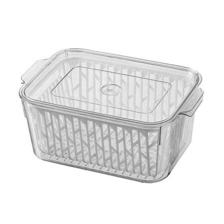 

TOYFUNNY Food Storage Containers 1x Drainage Basket Cooler