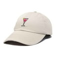 thumbnail image 5 of Dalix Cosmo Embroidered Cap Cotton Cosmopolitan Baseball Cute Cool Dad Hat Womens in Beige, 5 of 5