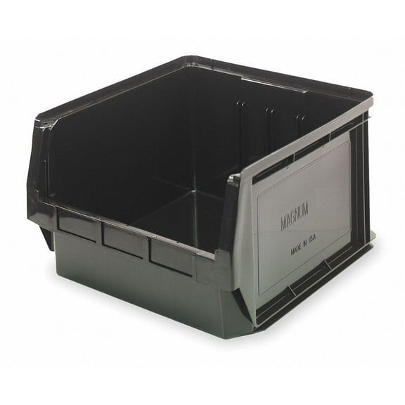 Quantum Storage Systems Shelf Bin,Black,Polypropylene,11 7-8 in QMS533BR QMS533BR ZO-G0728271