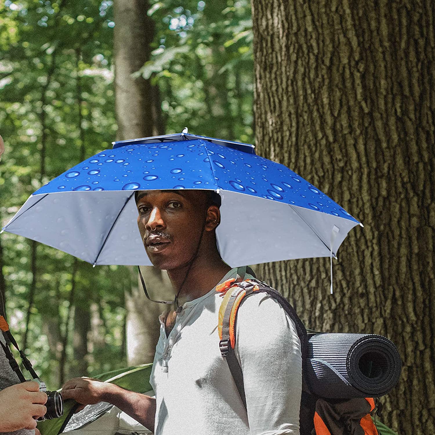 Umbrella Hat Folding Sun Rain Umbrella 
