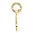 thumbnail image 2 of Diamond2Deal 10K Yellow Gold Solid Letter E Initial Charm Pendant for Women, 2 of 5