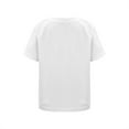 thumbnail image 4 of XIMIN Toddler Baby Boys T-Shirts Kids Short Sleeve Crewneck Solid Loose Fit Basic Tees Casual Tops Summer Beach Vacation Tops Tees (3-4 Years, White), 4 of 7