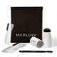 thumbnail image 1 of Madluvv Kit de plantillas para cejas - Aspecto natural fácil de usar 9 formas populares utilizadas por profesionales - Incluye carrete de plantillas para sellos y bolsa de viaje (gris claro), 1 of 1