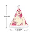 thumbnail image 3 of Fuzoiu Ace Of Diamonds Lady Print Santa Hat Christmas Hat for kids,Santa Hats with Pompom, Unisex Xmas Holiday Hat for Christmas New Year Festive Party Supplies, 3 of 6