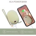 thumbnail image 2 of Calentador de manos USB de 10000 mAh, calentador de bolsillo portátil reutilizable eléctrico de doble cara, banco de energía de calentamiento rápido para todos los teléfonos inteligentes,, 2 of 6