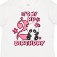 thumbnail image 4 of Inktastic It's My Second Birthday with Panda Bear Girls Toddler T-Shirt, 4 of 5