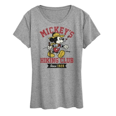 Disney - Mickey & Friends - Mickey's Hiking Club - Since 1928 - Women's Short Sleeve Graphic T-Shirt