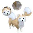 thumbnail image 2 of Fur-like Husky Rative Ornts Artificial Fur Husky Hold Animal Ornts Toys For, 2 of 4