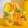 thumbnail image 2 of JIAGEYA Boys Casual Cute Cartoon Charms Clogs, Breathable Lightweight Non-slip Slip-on Soft Sole Easter/rabbit/bunny Sandals Slippers For Summer And Spring, 2 of 4