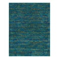 thumbnail image 3 of Unique Loom Calypso Collection Area Rug - Mento (7' 10" x 10' Rectangle Navy Blue/Blue), 3 of 7