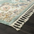 thumbnail image 5 of Luxe Weavers Blue 8x10 Southwestern Area Rug, Stain Resistant Fringe Carpet, 5 of 9