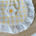 thumbnail image 5 of Bandana Linda Del Perro Del Modelo De La Tela Escocesa Para Los Perros Pequeños - Amarillo Claro, 5 of 5