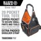 thumbnail image 2 of Bolsa para herramientas Klein Tools Tradesman Pro Tote, 20 bolsillos, 8 pulgadas, 2 of 8