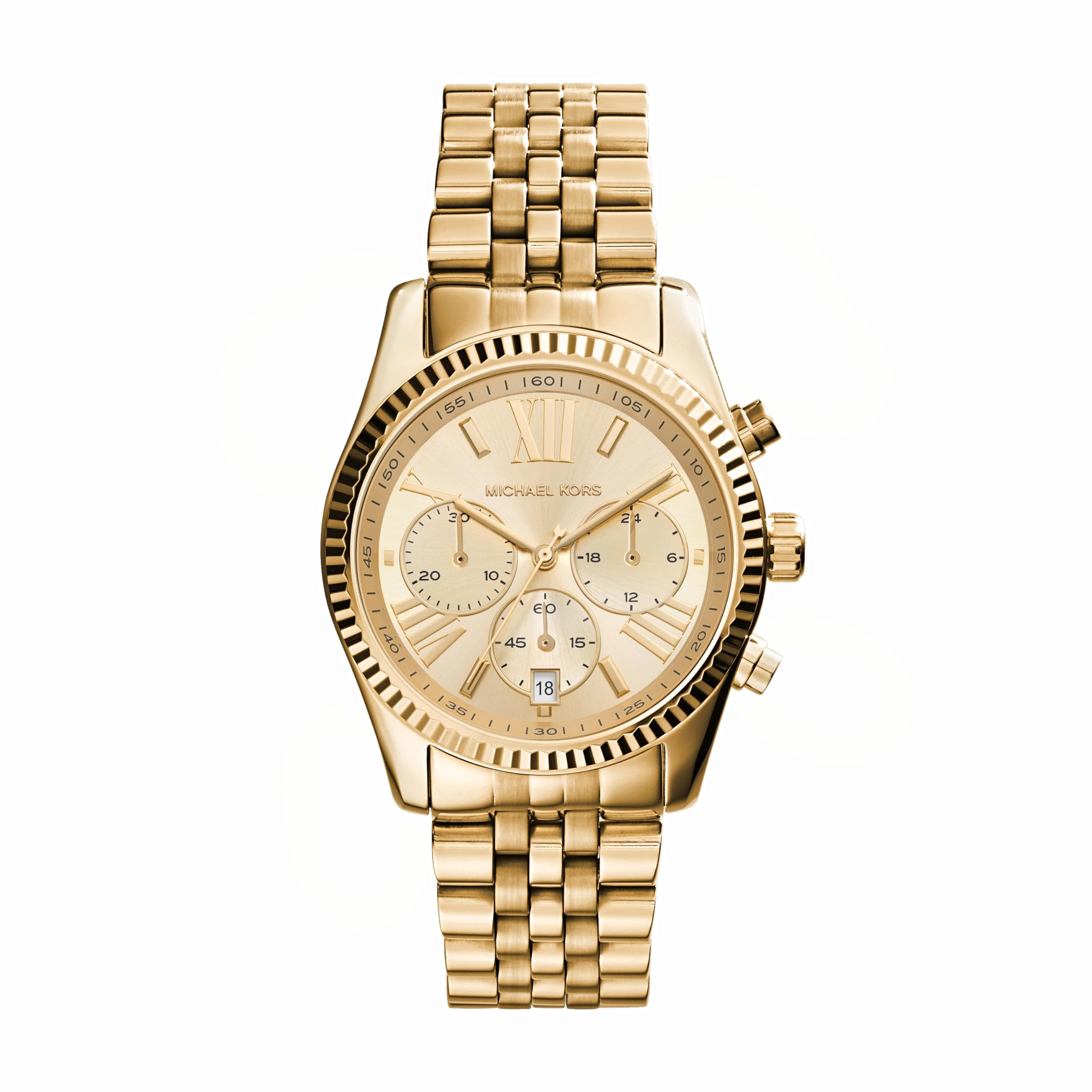 Michael Kors Women's Runway MK5939 Gold Stainless-Steel Quartz