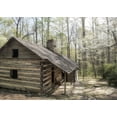 thumbnail image 2 of Head, Danny 24x18 Black Ornate Wood Framed with Double Matting Museum Art Print Titled - Hikers Cabin, 2 of 4