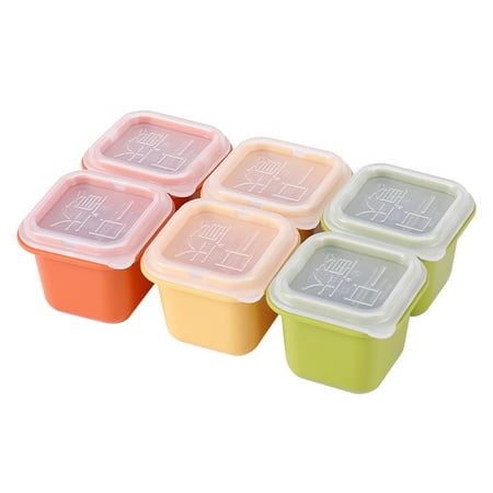 

6 Pack Ice Cube Trays Premium Single Ice Cube Moulds with Lid Flexible BPA-Free