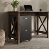 thumbnail image 5 of Lavish Home 2-Drawer File Cabinet with Lock and Rolling Wheels (Black), 5 of 10