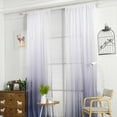 thumbnail image 2 of TINKER Simple Gradient Écran Chambre Gradient Gaze Tige Rideau Famille Décoration, 2 of 7