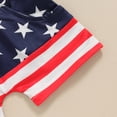 thumbnail image 6 of 4th of July Toddler Baby Boys Outfits American Flag Short Sleeve T-Shirts Tops and Stars Stripes Shorts Set Fourth Of July Clothes, 6 of 8