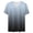 Dark Gray, variant on Women's Plus Size Summer Tops Casual V Neck Blouse Gradient Short Sleeve Tops for Going Out