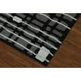 thumbnail image 2 of Dalyn Santino Area Rug SO40 So40 Black Black Rows Banded 3' 6" x 5' 6" Rectangle, 2 of 3