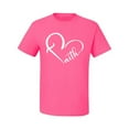 thumbnail image 2 of Wild Bobby Heart Made Of Faith Inspirational/Christian Men Graphic Tee, Neon Pink, 5X-Large, 2 of 5