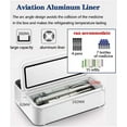 thumbnail image 4 of Small Fridge Cooler Insulin Cooler Case USB Mini Refrigerator Portable Insulin Bag, 4 of 9