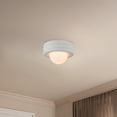 thumbnail image 5 of Alora Lighting SF426012PW Harvey 12" Wide Flush Mount Bowl Ceiling Fixture - White, 5 of 7