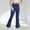 Dark Blue, variant on Sentmoon Leggings for Girls Cross High Waisted Buttery Soft Flare Leg Slim Yoga Pants Solid Color Full Length with Pockets Tummy Control Stretchy Pants Casual Girls for Sports Wear Army Green 5 Years