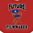 thumbnail image 4 of Inktastic Future Filmmaker Director Chair Boys or Girls Baby Bib, 4 of 4