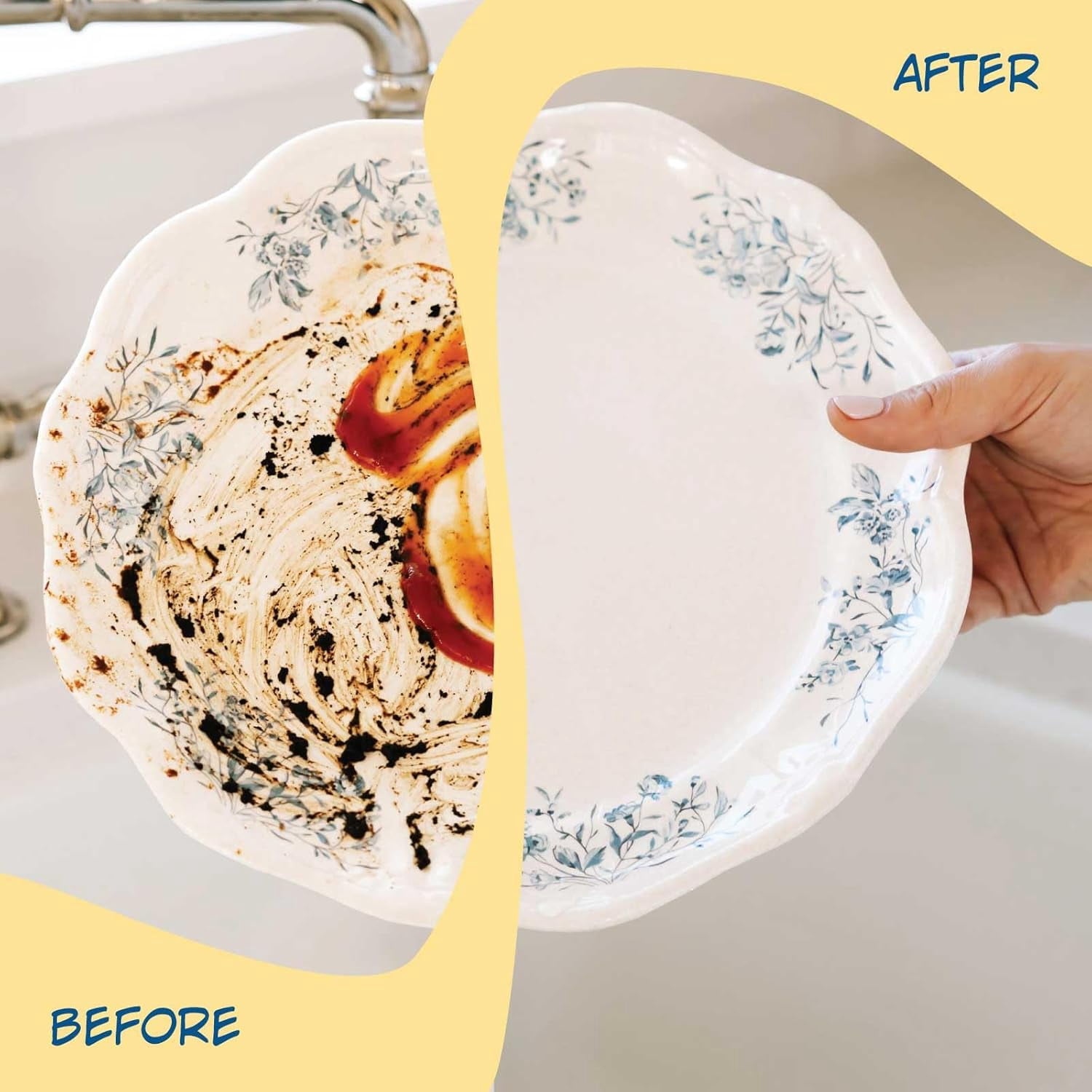 Nellie's Dishwasher Powder - 100 Load - Plant-Based Dishwasher Detergent - Septic Safe, Fragrance-Free - Easily Penetrates Grease & Food Particles - Phosphate-Free