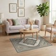 thumbnail image 3 of ODIKA Beige Repeating Minimalist Border Balanced Tonal Large Neutral for Playroom, Bedroom, Reading Nook, Pet Friendly & Kids Safe Play, 3 of 7