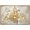 NATURAL, variant on wall26 Framed Canvas Print Wall Art Gray Paint Stroke Fancy Gold Chandelier Decorative Lights Digital Art Realism Contemporary Chic Relax/Calm for Living Room, Bedroom, Office - 16"x24" Bla