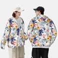 thumbnail image 4 of Balery Lilies Flowers Sudadera ligera de manga larga con capucha y protección solar UPF 50+ para hombre y mujer, ideal para pesca y running-XX-Large, 4 of 7