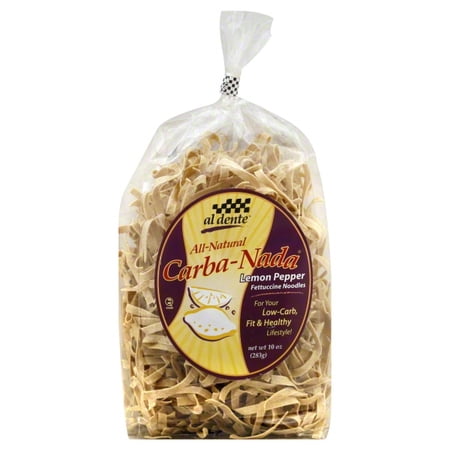 Al Dente, Carba - Nada, Fettuccine Noodles, Lemon Pepper by Al Dente Inc.