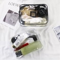 thumbnail image 3 of Bolsas transparentes para cosméticos Tergy, bolsa de aseo impermeable (paquete de 20), 3 of 6