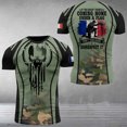 thumbnail image 1 of t-shirt à Imprimé Drapeau Français 3d, Procédé flexible, Style de Rue, Manches Courtes, Haut pour Homme, 1 of 5
