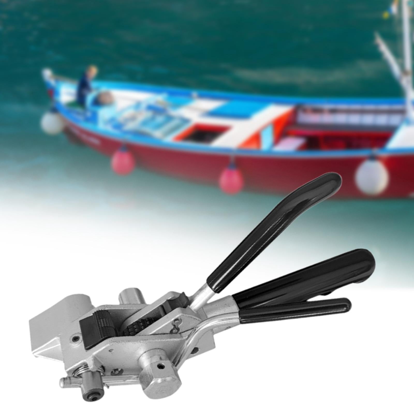 simhoa Metal Cable Ties Banding Tool Strapping Tensioner Heavy Duty Tension Cutting Versatile Sturdy Efficient Packaging Gear Bander