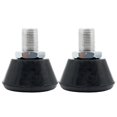 thumbnail image 2 of 2Pack Premium PU Patines Top Stopper Skate Bloque de freno Bloqueador Tapón Negro Sunnimix Topes de los pies de los patines, 2 of 8