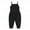 Black, variant on Maxcozy Baby Girl Jumpsuits Kids Strap Romper Jumpsuit Harem Pants with Pockets 1-6 Years