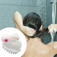 thumbnail image 3 of Cepillo de masaje para el cuero cabelludo con cabeza de silicona, champú, peine de baño para lavar el cabello (blanco) Likrtyny Cuidado Belleza, 3 of 9