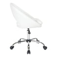thumbnail image 4 of OS Home and Office Furniture Model Milo Height Adjustable Home Office Chair in Durable White Faux Leather, 4 of 5