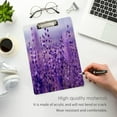 thumbnail image 5 of FMSHPON Beautiful Lavender Flower Clipboard Hardboard Wood Nursing Clip Board and Pull for Standard A4 Letter 13x9 inches, 5 of 8
