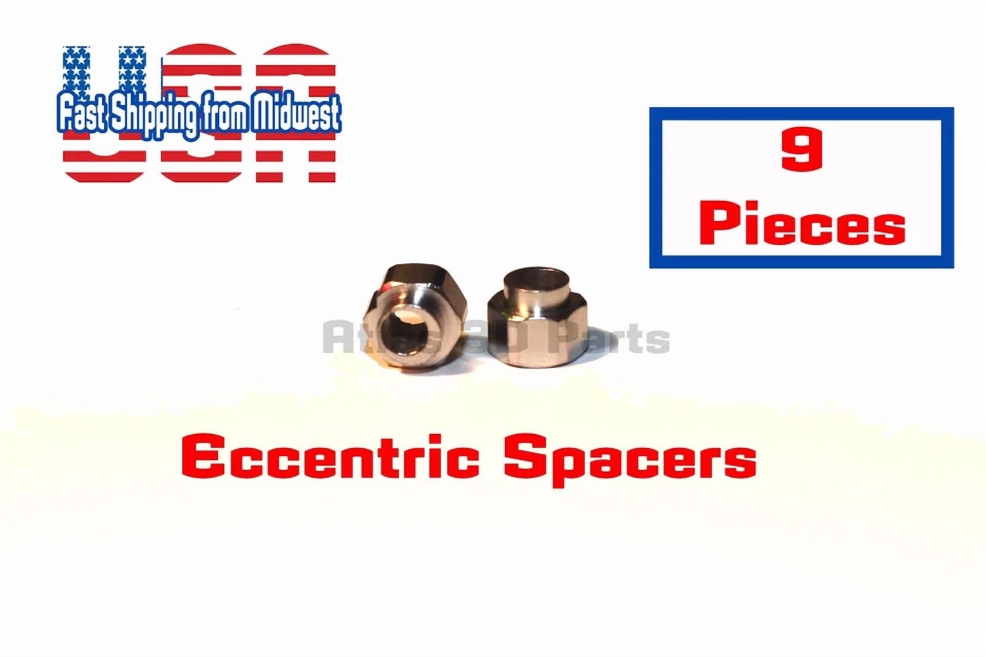 CRESTIN- Eccentric Spacer, 1/4“ M5 (5Mm) (9 Pack) - For V-Wheels